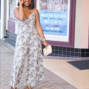 Wide legged jumpsuit